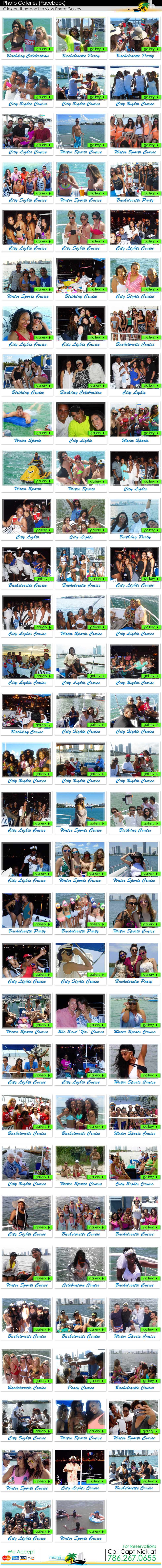 Miami Private Boat Cruises and Charters